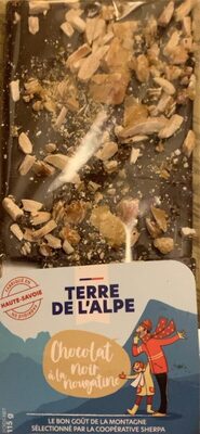 Chocolat noir à la nougatine