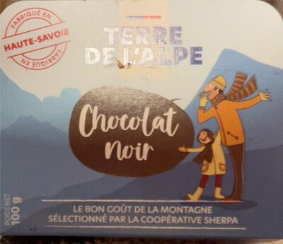 Chocolat noir front packaging