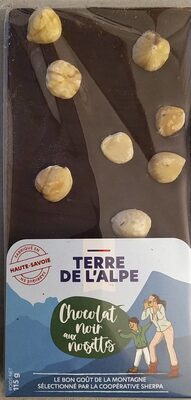 Chocolat noir aux noisettes