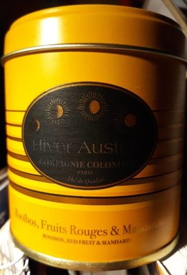 Rooibos hiver austral front packaging