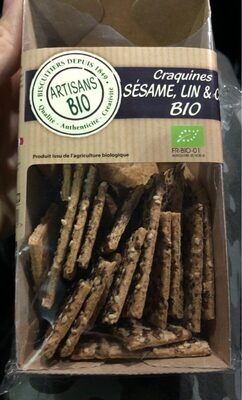 Craquines sesame lin et chia
