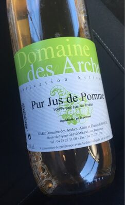 Pur Jus de Pomme front packaging