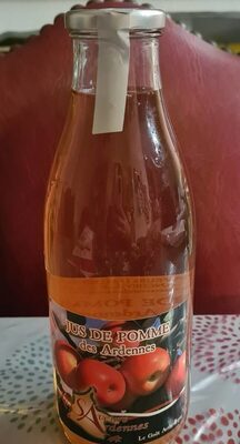 Jus de pomme front packaging