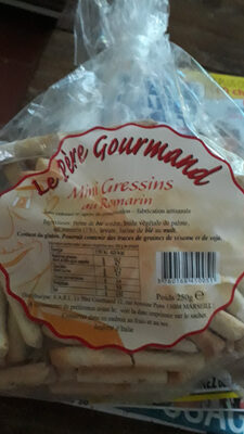 Mini gressins au romarin