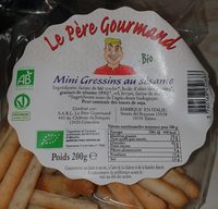 Mini gressins au sésame