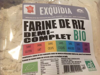 Farine de riz demi complet