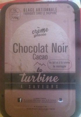 Crème glacée chocolat noir