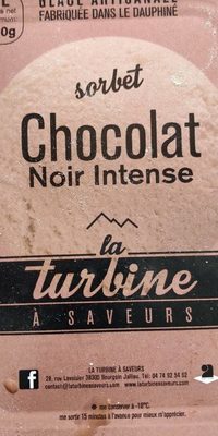 Sorbet chocolat noir intense