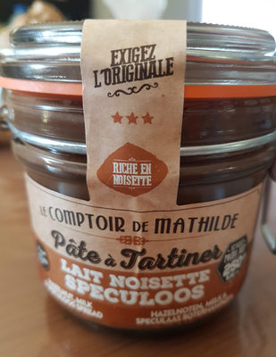 Pâte à Tartiner Lait Noisette Spéculoos