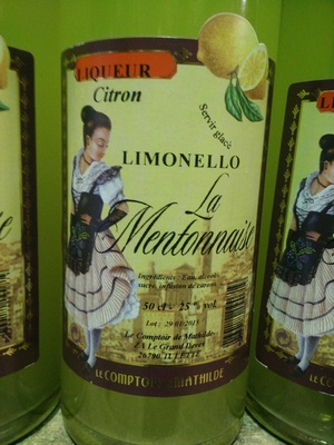 Liqueur Citron Limonello La Mentonnaise