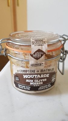 Moutarde olives noires front packaging