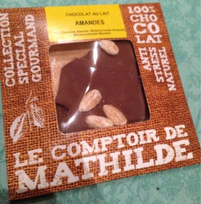 Chocolat lait amande caramélisée