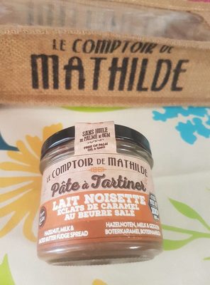 Pâte à tartiner lait caramel beurre salé 100g front packaging