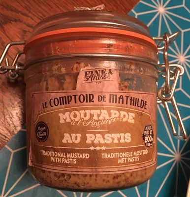 Moutarde a l ancienne au Pastis