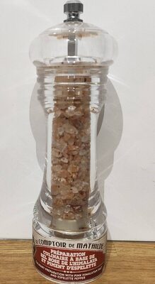 Sel rose de l'himalaya au piment d'espelette