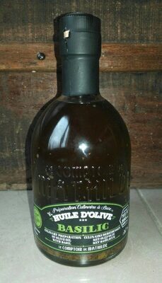 Huile d'olive basilic