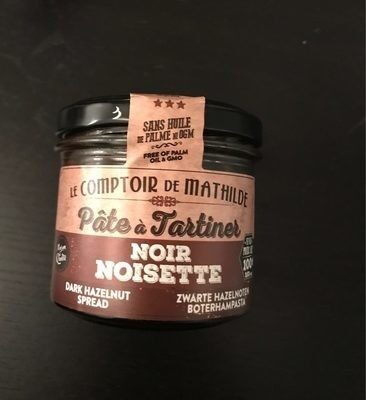 Pâte à tartiner noir noisette