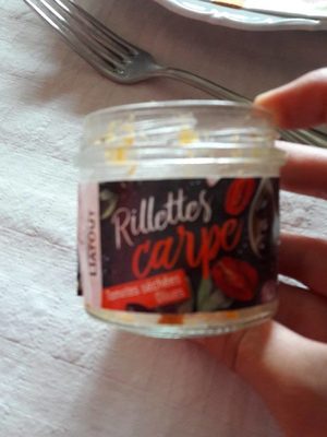 rillettes carpe front packaging