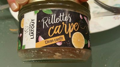 Rillettes de Carpe au citron front packaging
