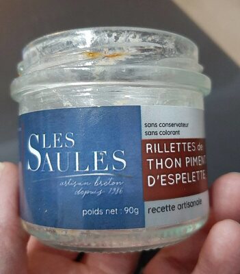 Rillettes de thon piment d'espelette