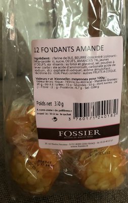 Fondants Amande