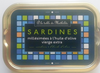 Sardines millésimées à l'huile d'olive vierge extra