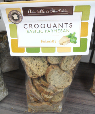 Croquants basilic parmesan