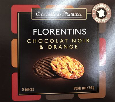 Florentins Chocolat Noir & Orange