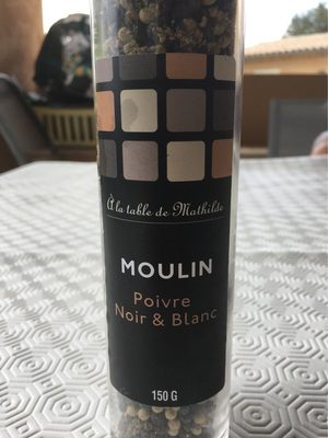 Poivre noir et blanc