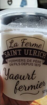 Yaourt fermier au citron