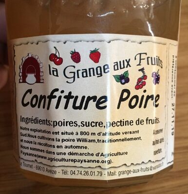 Confiture Poire