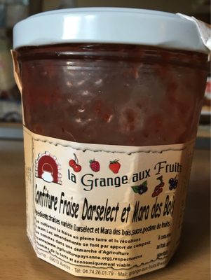 Confiture fraise et mara des bois