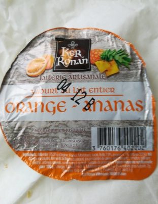 Yaourt orange-ananas