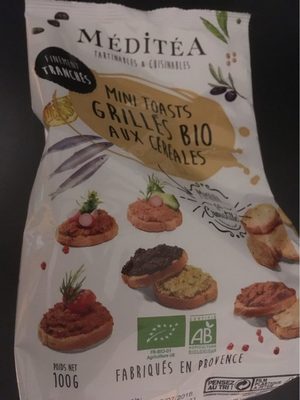 Mini toast grillés bio