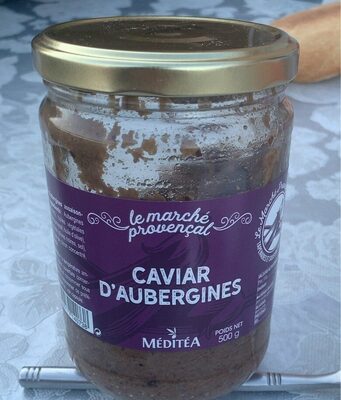 Caviar d’aubergines front packaging