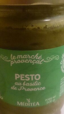 Pesto au Basilic de Provence front packaging