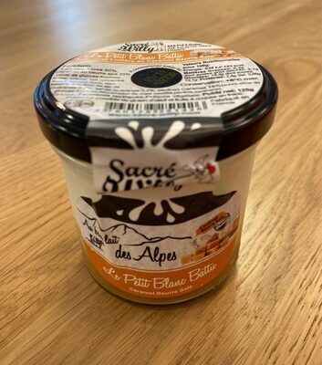 Le petit blanc battu caramel beurre salé front packaging