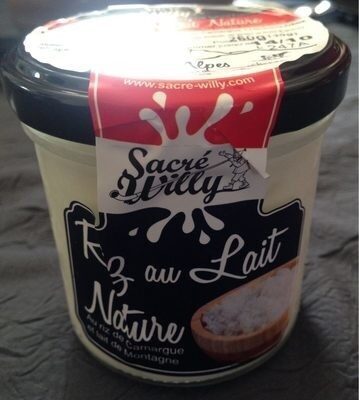 Le Riz au Lait nature front packaging