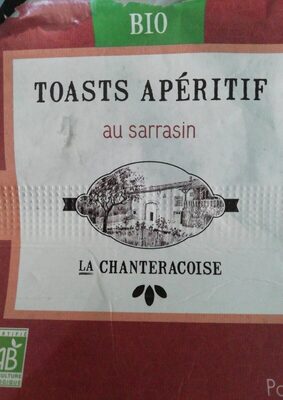 Toast apéritif au sarrasin