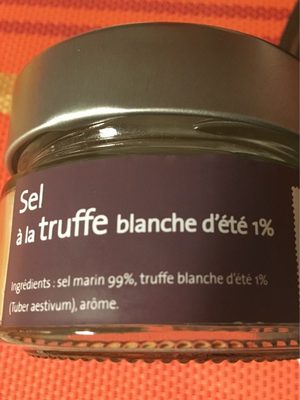 Sel a la truffe blanche front packaging