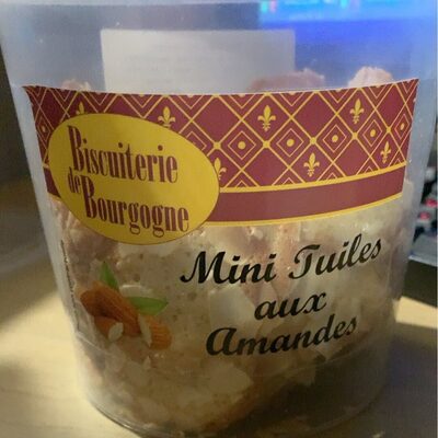 Mini tuiles aux amandes front packaging