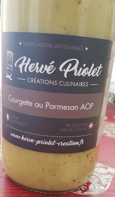 Soupe de courgettes au parmesan AOP