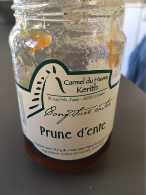 Confiture Prune d'ente