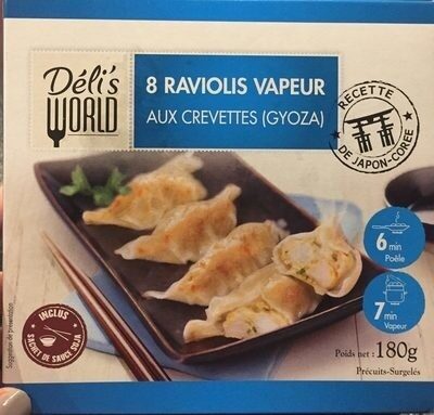 Raviolis vapeur crevettes