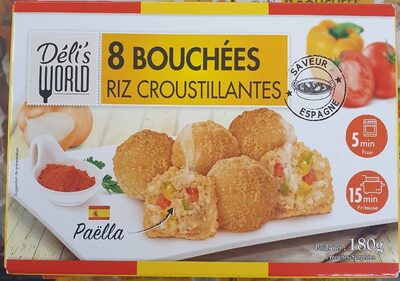 8 bouchées riz croustillantes