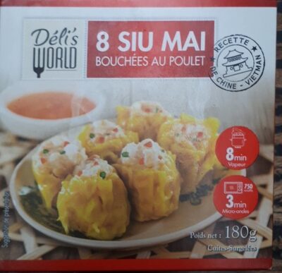 siu mai, bouchées vapeur au poulet
