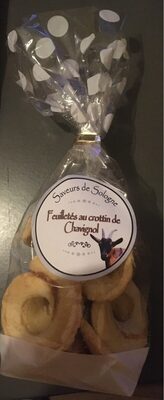 Feuilletés au crottin de chavignol front packaging