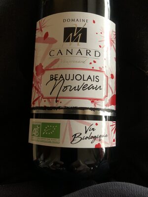 Canard Beaujolais Nouveau front packaging