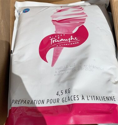 Préparation Glace à l'italienne