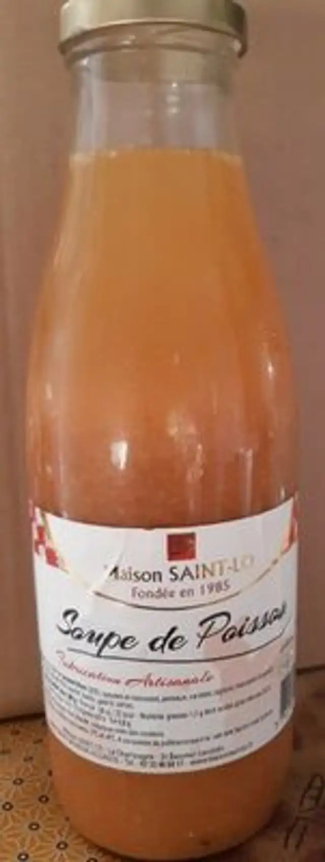 Soupe de poisson front packaging